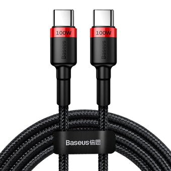Cablu alimentare si date Baseus Cafule, Fast Charging Data Cable pt. smartphone, USB Type-C la USB Type-C PD2.0, 100W