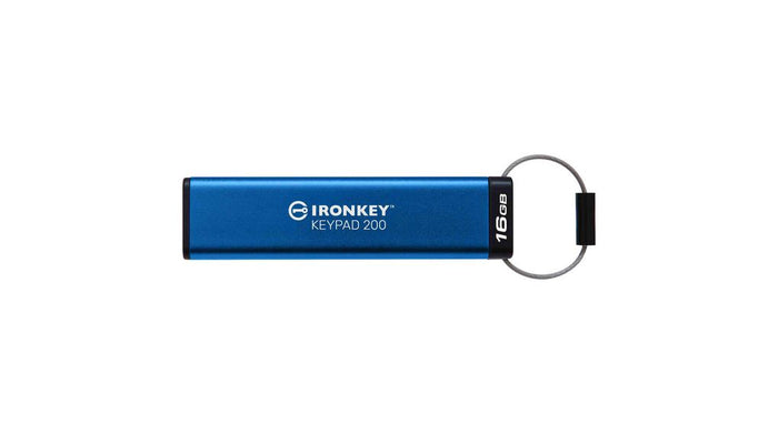 16GB Kingston Ironkey Keypad 200C USB Fl "IKKP200C/16GB" – Memorii USB