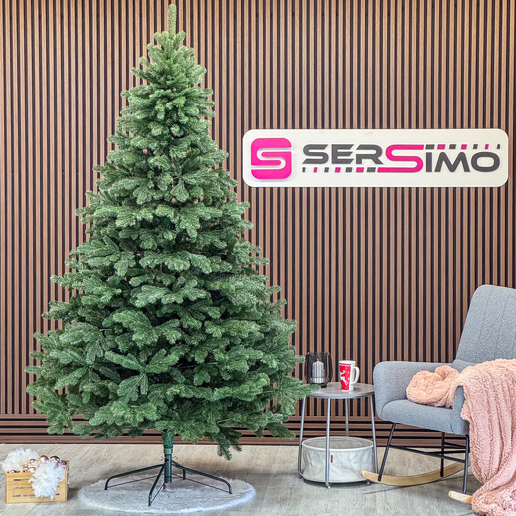 Brad artificial Christmas Deluxe by Sersimo, Kovalivka Select, integral 3D, 250 cm