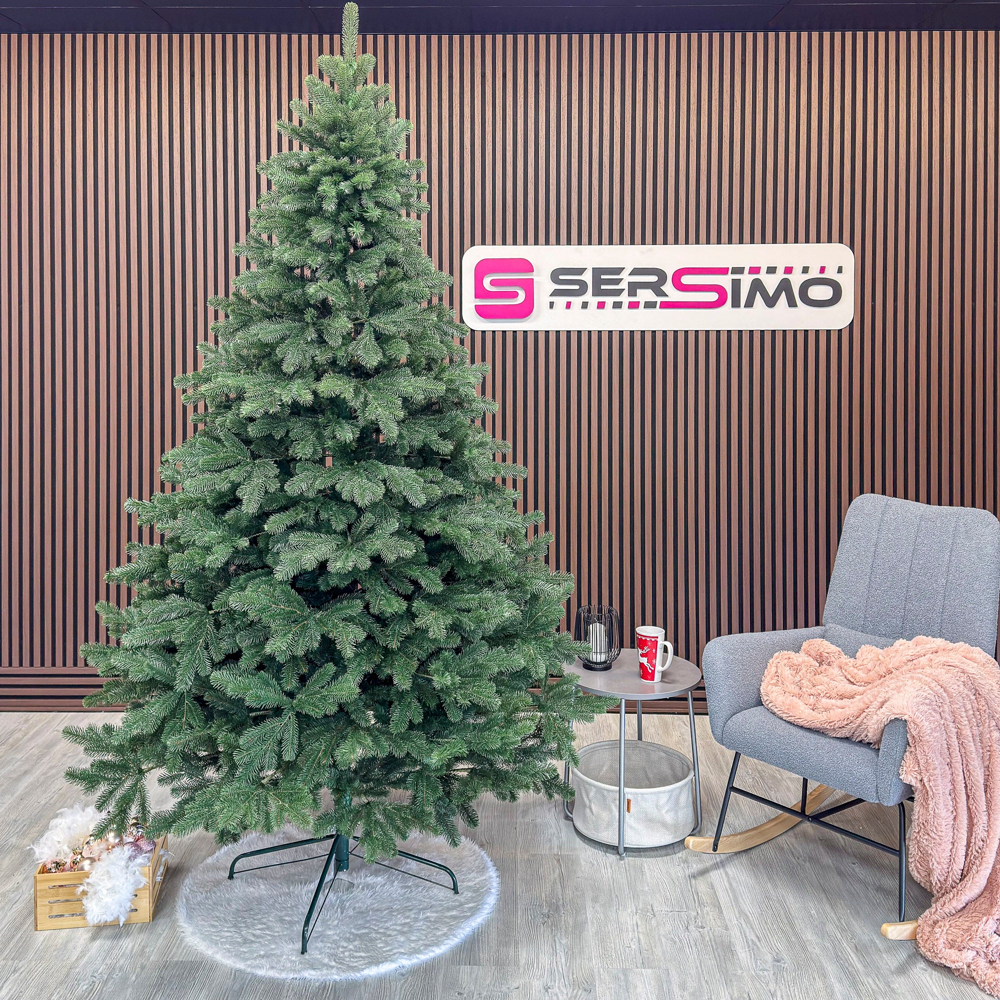 Brad artificial Christmas Deluxe by Sersimo, Kovalivka Select, integral 3D, 250 cm