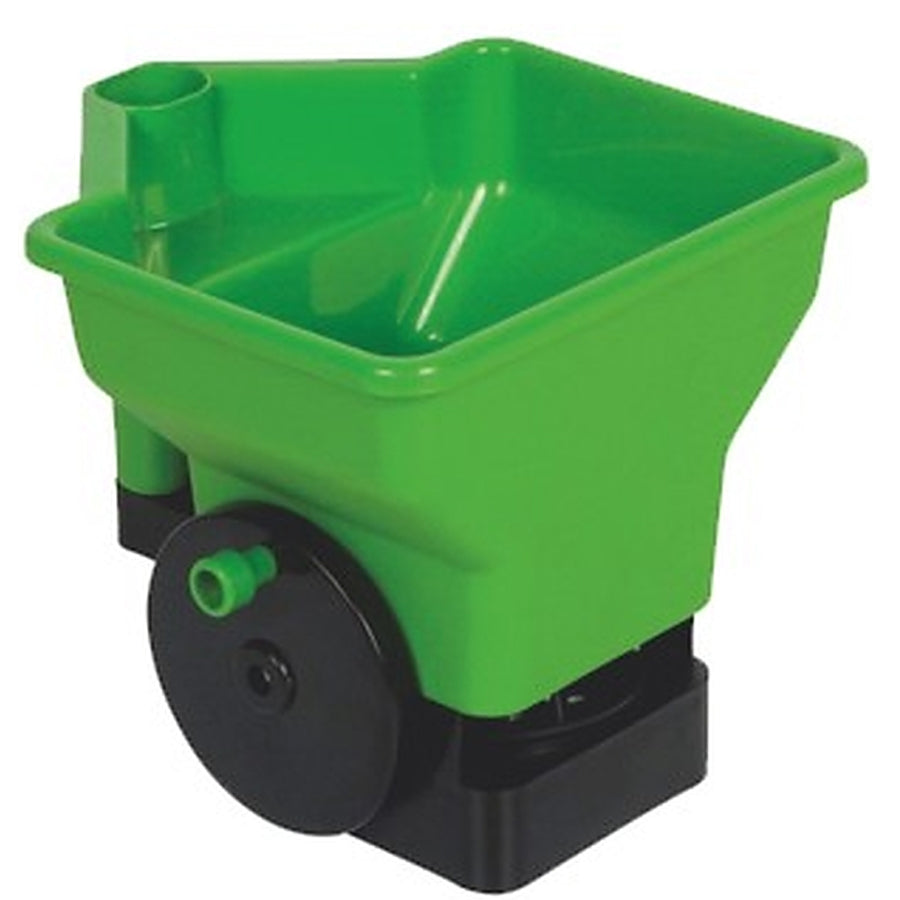 Semanatoare manuala gradina pentru seminte si ingrasamant cu reglaj dozare, capacitate 3 l, verde