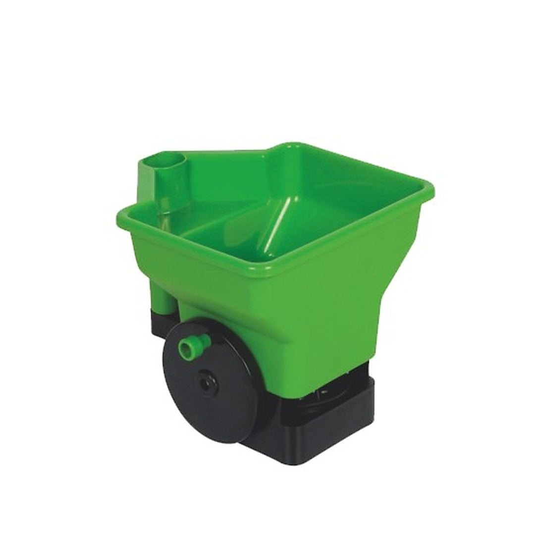 Semanatoare manuala gradina pentru seminte si ingrasamant cu reglaj dozare, capacitate 3 l, verde