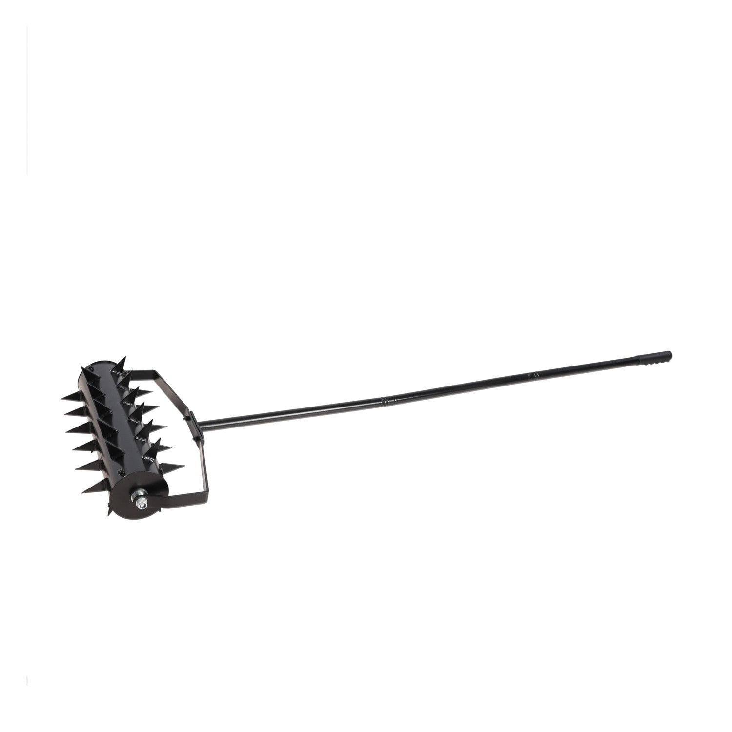 Aerator manual gazon cu roti si tepi pentru afanarea solului, constructie metalica, inaltime 148 cm, latime lucru 40 cm