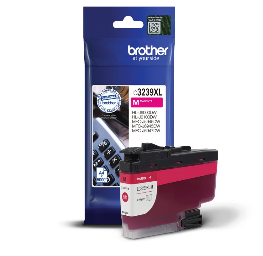 Cartus Cerneala Original Brother Magenta, LC3239XLM, pentru MFC-J5945|J6945|J6947, 5K, , "LC3239XLM"