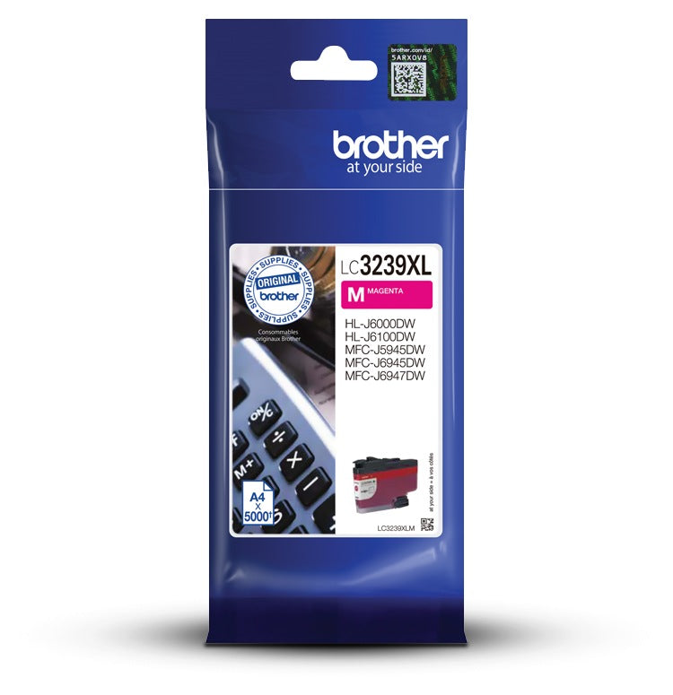 Cartus Cerneala Original Brother Magenta, LC3239XLM, pentru MFC-J5945|J6945|J6947, 5K, , "LC3239XLM"