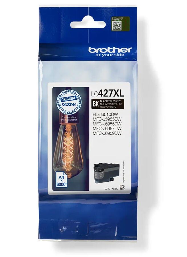 Cartus Cerneala Original Brother Black, LC427XLBK, pentru MFC J5955|MFC J6955|MFC J6957, 6K, , "LC427XLBK"