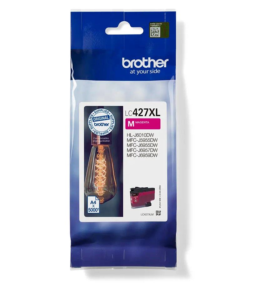 Cartus Cerneala Original Brother Magenta, LC427XLM, pentru MFC J5955|MFC J6955|MFC J6957, 5K, , "LC427XLM"