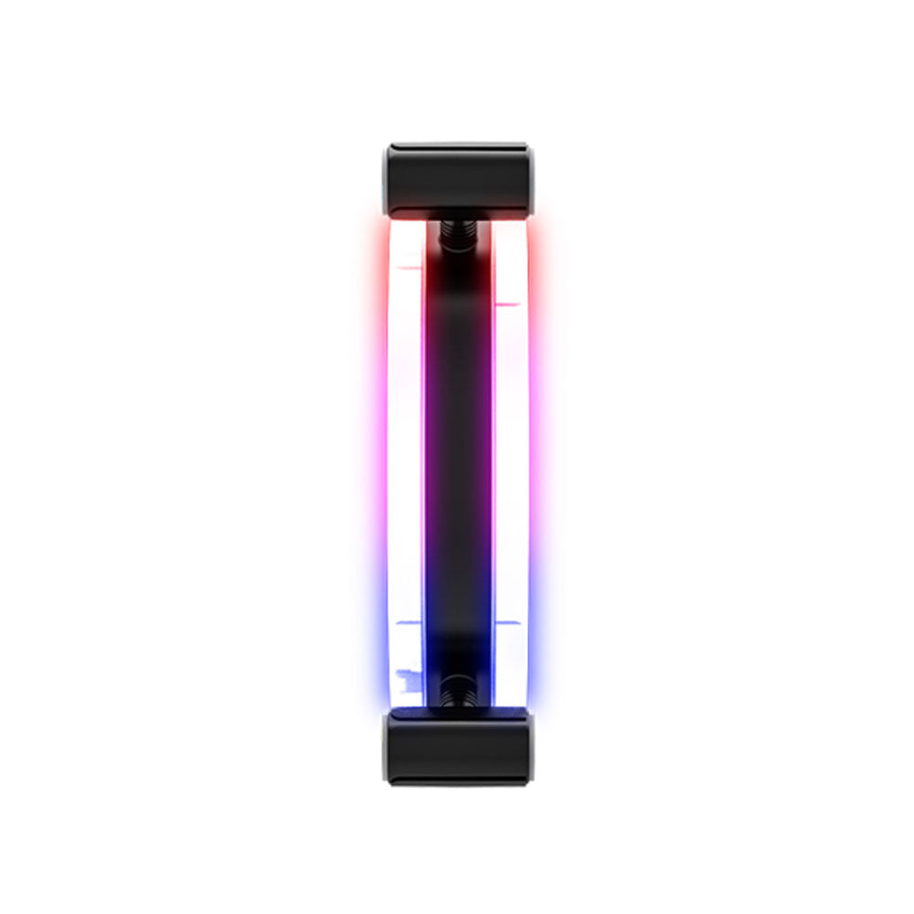 Ventilator Zalman "ZM-LF120", 120mm, 800 - 1300 RPM, EBR Bearing, 43 CFM, 2x inel LED RGB, 4pin PWM, negru, "ZM-LF120"