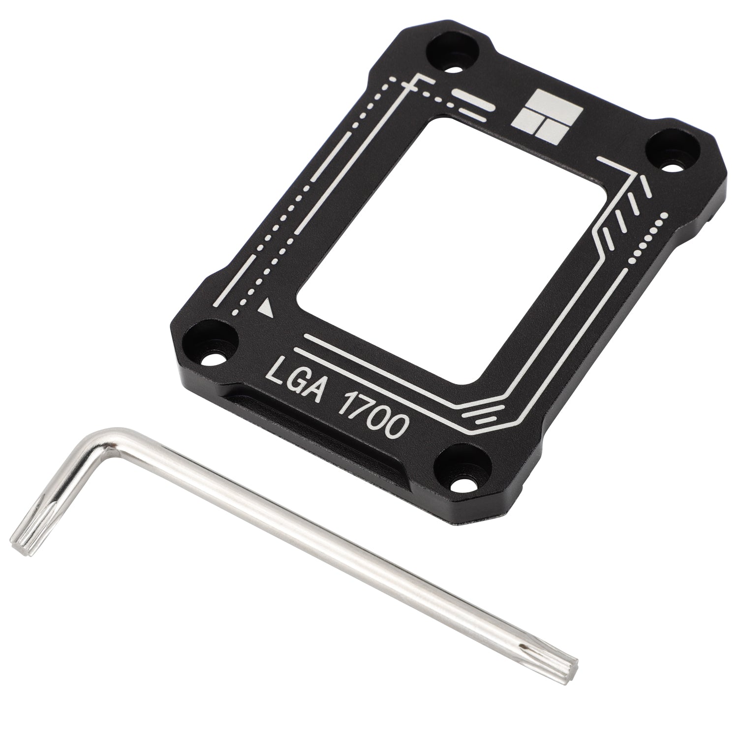 Contact Frame Thermalright, compatibil Intel LGA 1700, aliaj aluminiu, 54x70x6mm, negru, "LGA 17XX-BCF-Black V2"