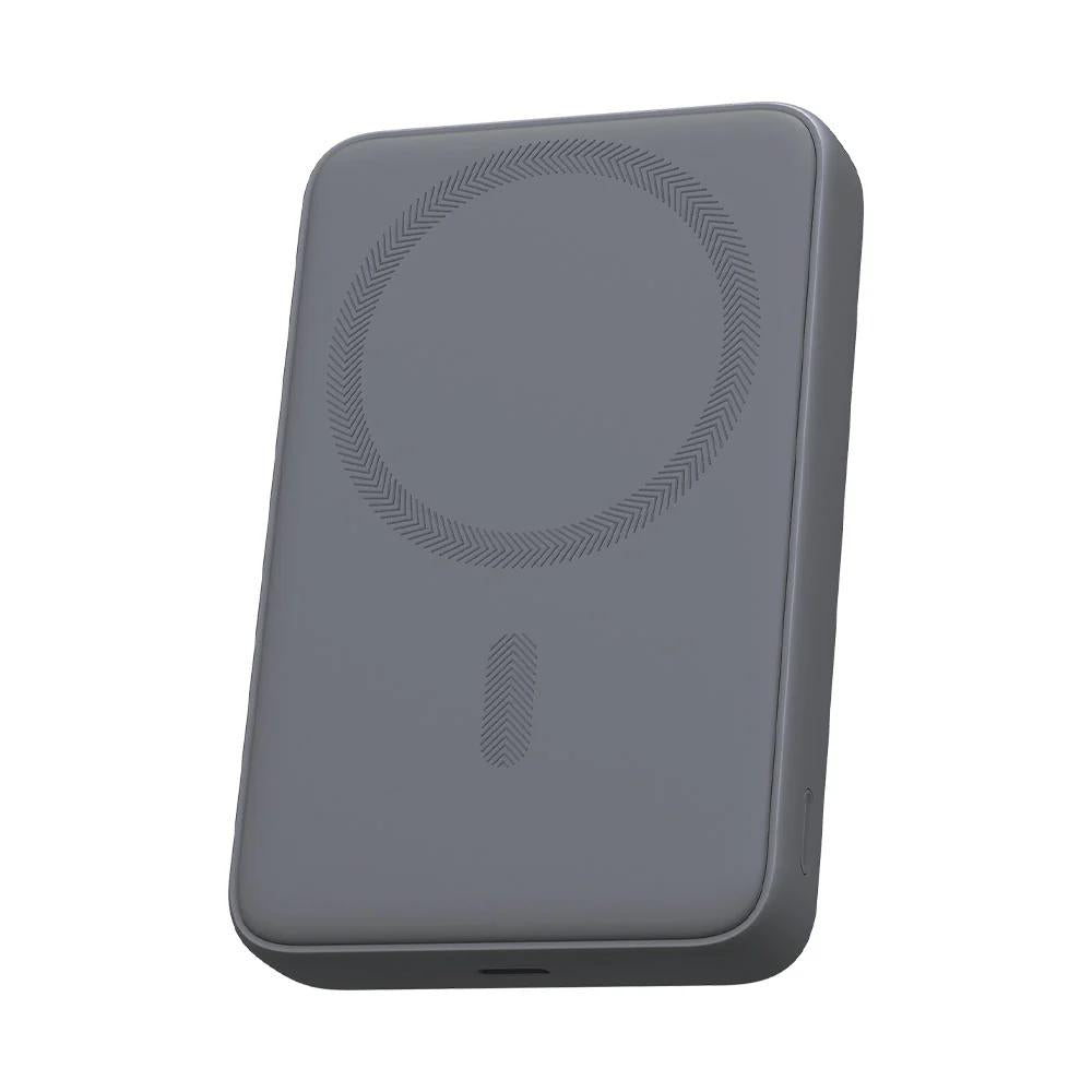 POWER BANK Aukey "PB-MS04" 10.000 mAh, 20W wireless, magnetic, 1 x USB-C, 202.8g, alb, "LLTSN1056726" - 689323790036