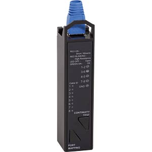 TESTER CABLU RETEA LOGILINK, 3-in-1 pt. cablu Cat.5e, Cat.6, Cat.6a, Cat.8.1, "WZ0076"