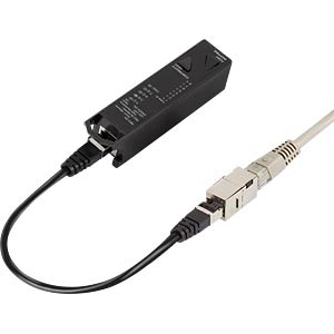 TESTER CABLU RETEA LOGILINK, 3-in-1 pt. cablu Cat.5e, Cat.6, Cat.6a, Cat.8.1, "WZ0076"