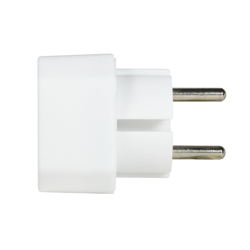PRELUNGITOR LOGILINK, Euro skt x 2, conectare prin Schuko (T), 16A, fara protectie, alb, "LPS218"