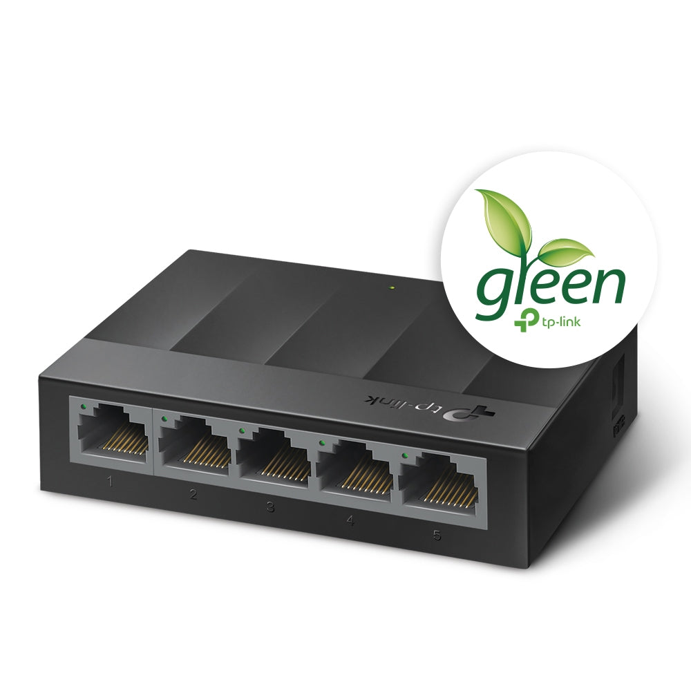 SWITCH TP-LINK 5 porturi Gigabit LiteWave, fanless "LS1005G"