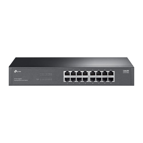 SWITCH TP-LINK 16 porturi Gigabit, fanless, carcasa metalica "LS1016G"