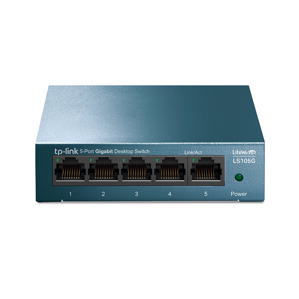 SWITCH TP-LINK 5 porturi Gigabit LiteWave carcasa metalica "LS105G"