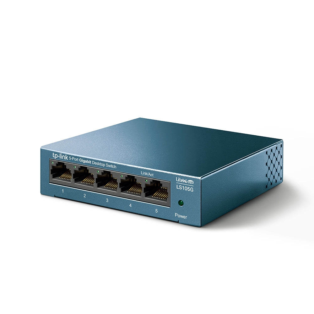 SWITCH TP-LINK 5 porturi Gigabit LiteWave carcasa metalica "LS105G"