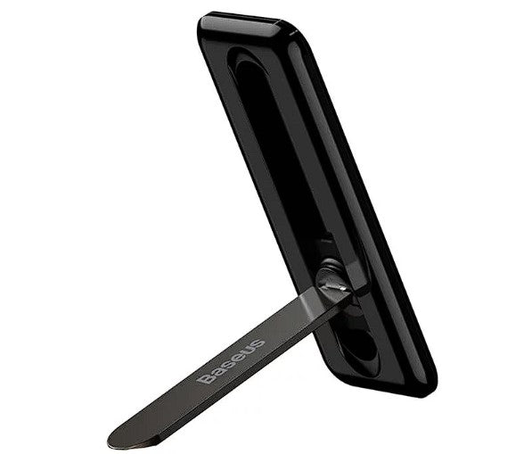 SUPORT Telefon Baseus Foldable Bracket, pliere 90 grade, rotire 360 grade, grosime 4mm, autoadeziv, negru "LUXZ000001" - 6932172603311