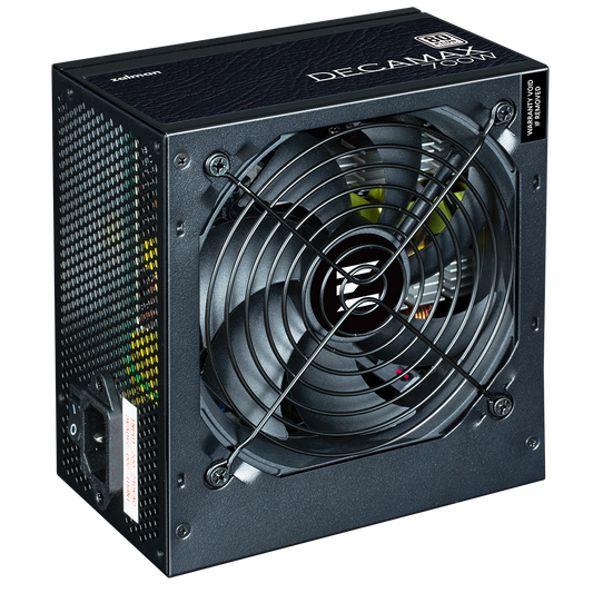 SURSA Zalman "Decamax 700", 700W, certificare 80 Plus, active PFC, fan 120mm, negru, "ZM700-LX3" (timbru verde 2 lei)