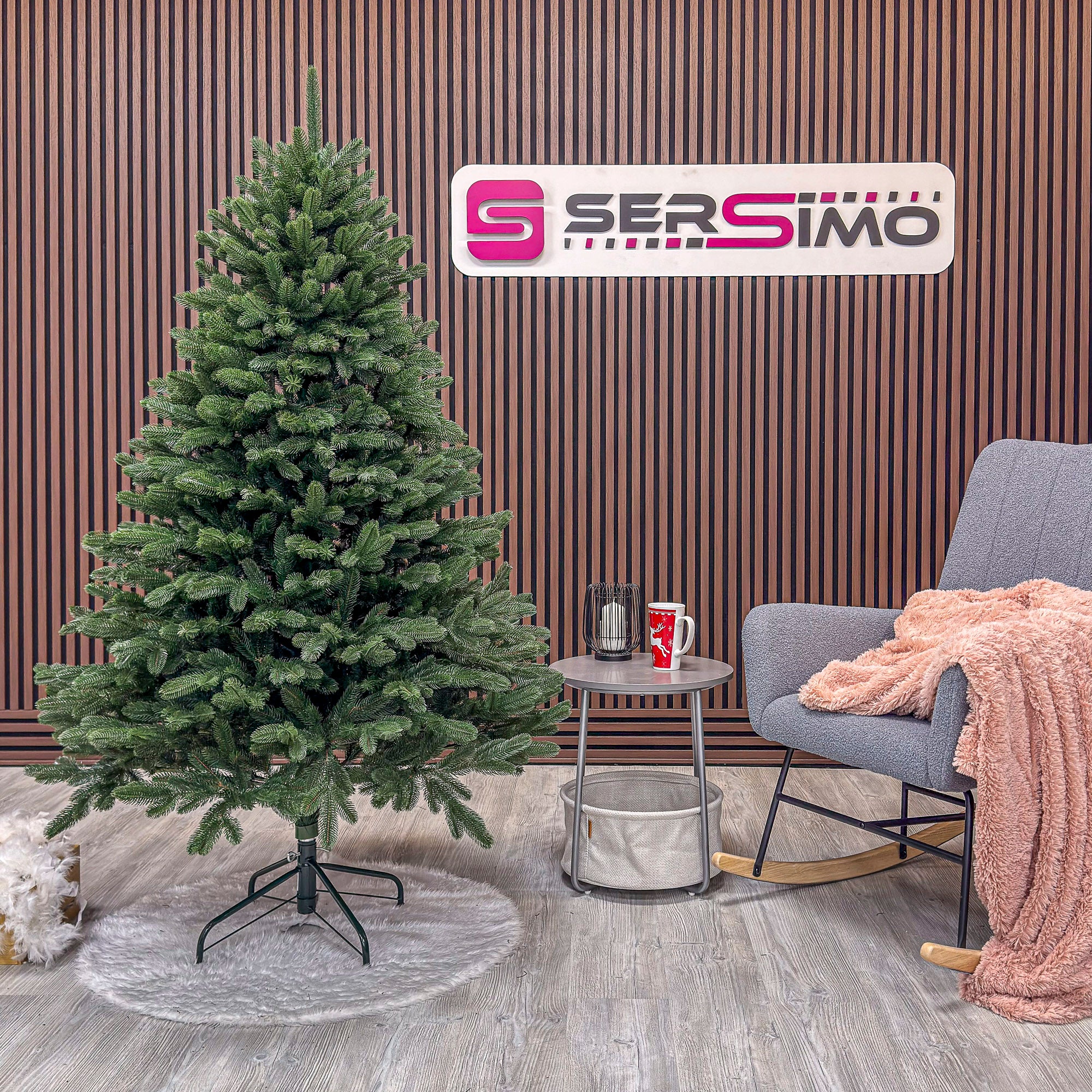 Brad artificial Christmas Deluxe by Sersimo, Laponia Select, integral 3D, 180cm