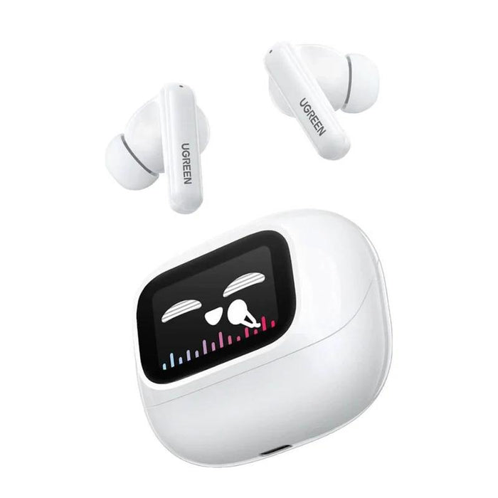 CASTI UGreen, "CM123" HiTune T6 Magic TWS, 30 ore baterie, incarcare USB Type-C, Over Ear, bluetooth 5.4, alb "55137", –