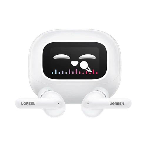 CASTI Ugreen, "CM123" HiTune T6 Magic TWS, 30 ore baterie, incarcare USB Type-C, Over Ear, bluetooth 5.4, alb "55137", (timbru verde 0.18 lei)