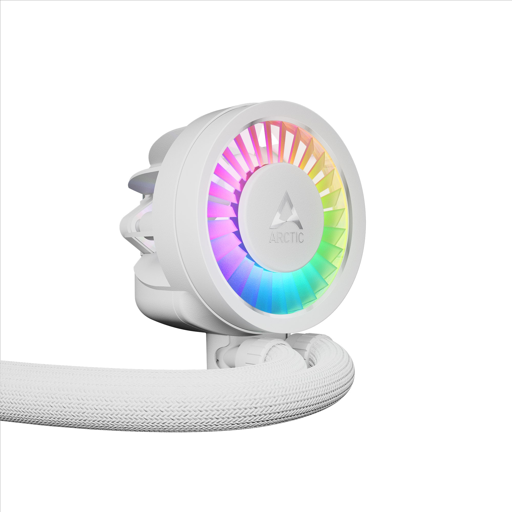 COOLER Arctic "Liquid Freezer III Pro 280 A-RGB", skt. LGA1851, LGA 1700, AM4, AM5, racire cu lichid, 2 x 140mm P14 Pro ARGB, 800 - 2800 RPM, ARGB, alb "ACFRE00187A"