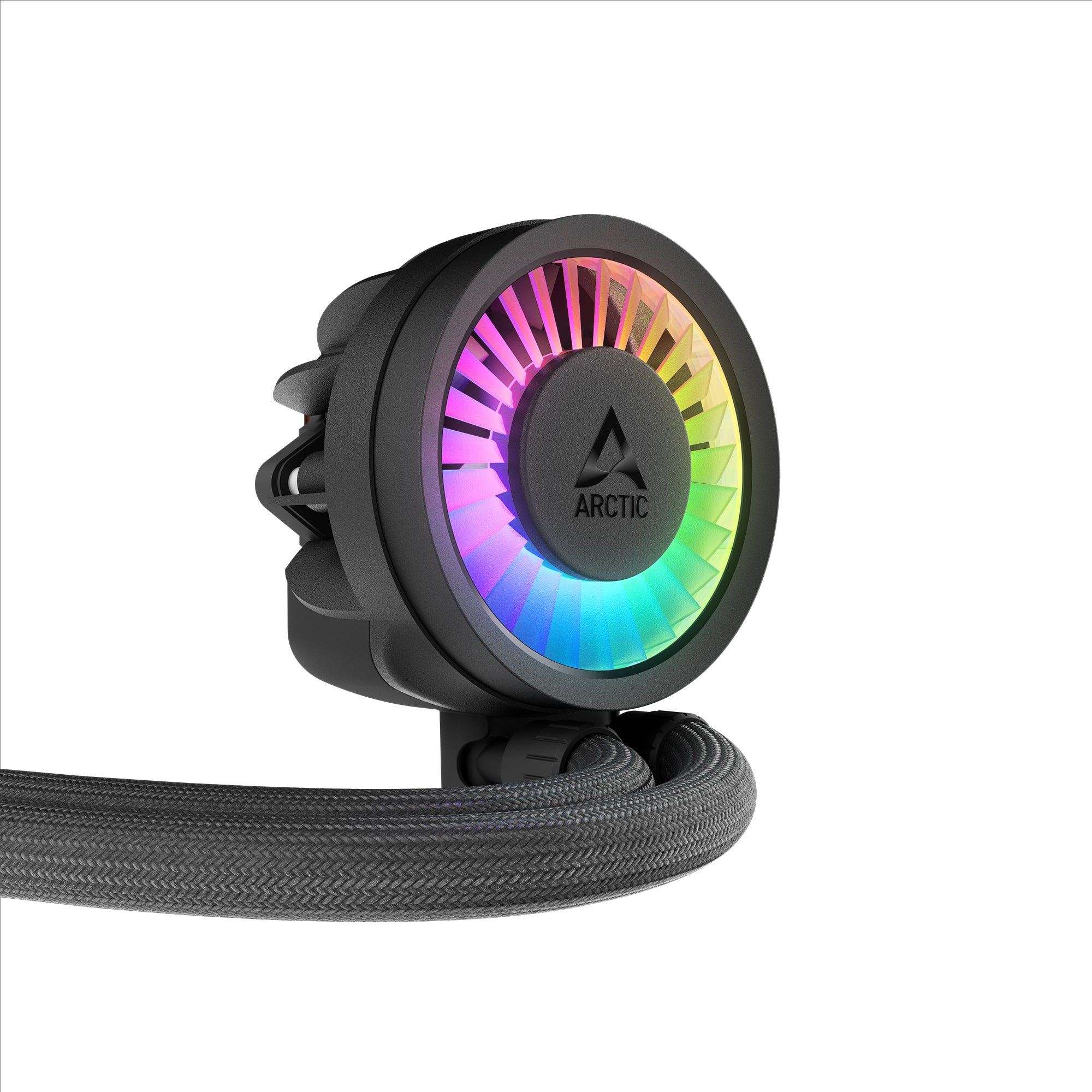 COOLER Arctic "Liquid Freezer III Pro 420 A-RGB", skt. LGA1851, LGA 1700, AM4, AM5, racire cu lichid, 3 x 140mm P14 Pro ARGB, 800 - 2800 RPM, ARGB, negru "ACFRE00185A"