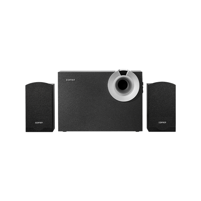 BOXE Edifier 2.1, RMS: 34W (2 x 8W, 1 x 18W), bluetooth, volum, bass; raport semnal-zgomot: #25dBA, frecventa raspuns