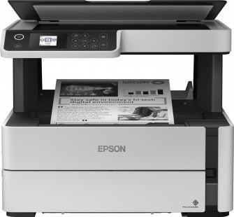 Multifunctional Inkjet CISS mono Eco tank M2170, dimensiune A4 , (Printare, Copiere, Scanare), viteza 39ppm alb-negru, rezolutie 1200 x 2400 dpi, scanner CIS rezolutie 1200x2400 dpi, Ecran LCD 3.7cm, interfata: USB, Ethernet, WiFi "C11CH43402"(RAPO)