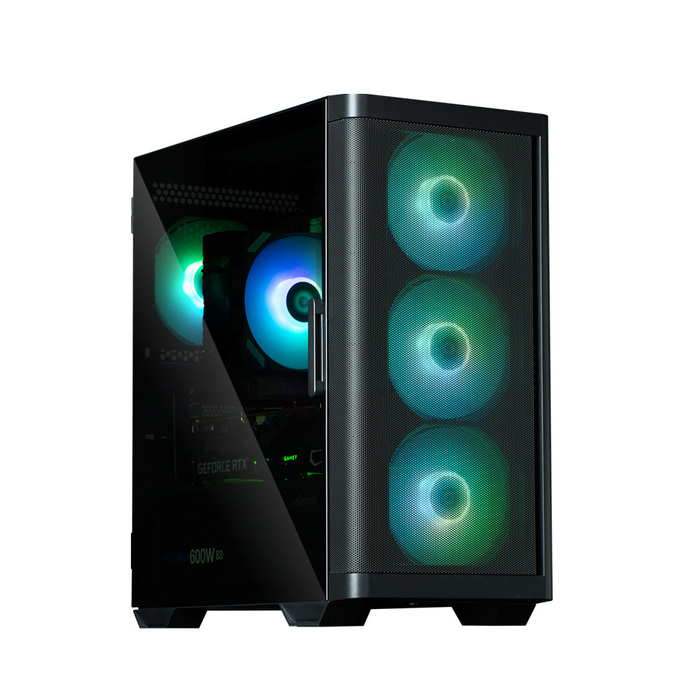 CARCASA Zalman "M4", mini tower, gaming, fara sursa, suporta 8xfan, 6xfan inclus, PSU shroud, USB 3.1 gen1 x 2, USB 2.0 x 1, audio+mic, negru, "M4 Black"