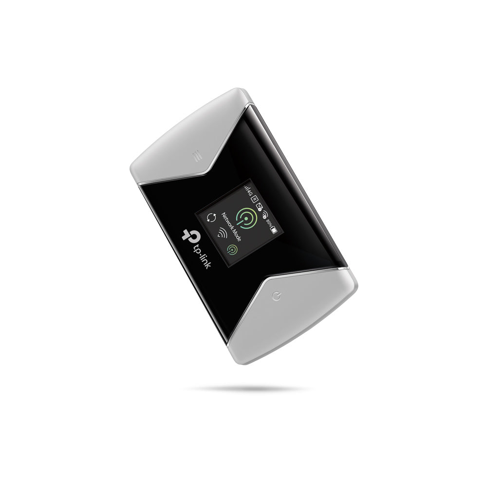 ROUTER TP-LINK wireless. portabil, 4G Mobile Wi-Fi, 300Mbps, Internal LTE Modem, SIM card slot, TFT screen display, rechargeable battery, micro SD card slot "M7450"