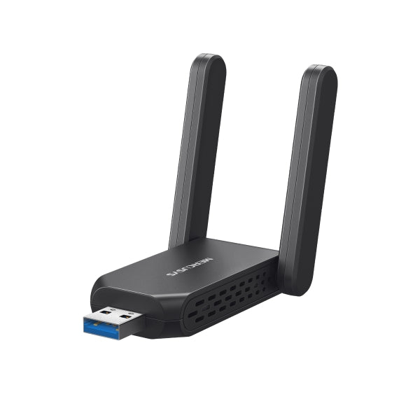 ADAPTOR RETEA MERCUSYS, AX1800 extern wireless dual band 2.4 GHz | 5 GHz, USB 3.0, Wi-Fi 6, 1800 Mbps, antena externa x 2, 