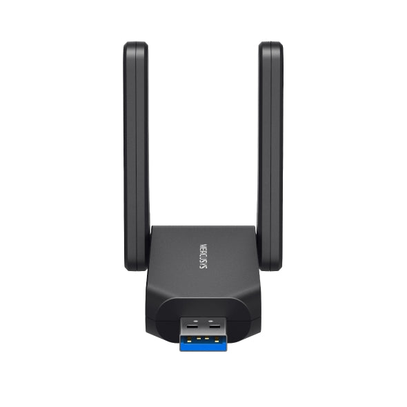 ADAPTOR RETEA MERCUSYS, AX1800 extern wireless dual band 2.4 GHz | 5 GHz, USB 3.0, Wi-Fi 6, 1800 Mbps, antena externa x 2, 