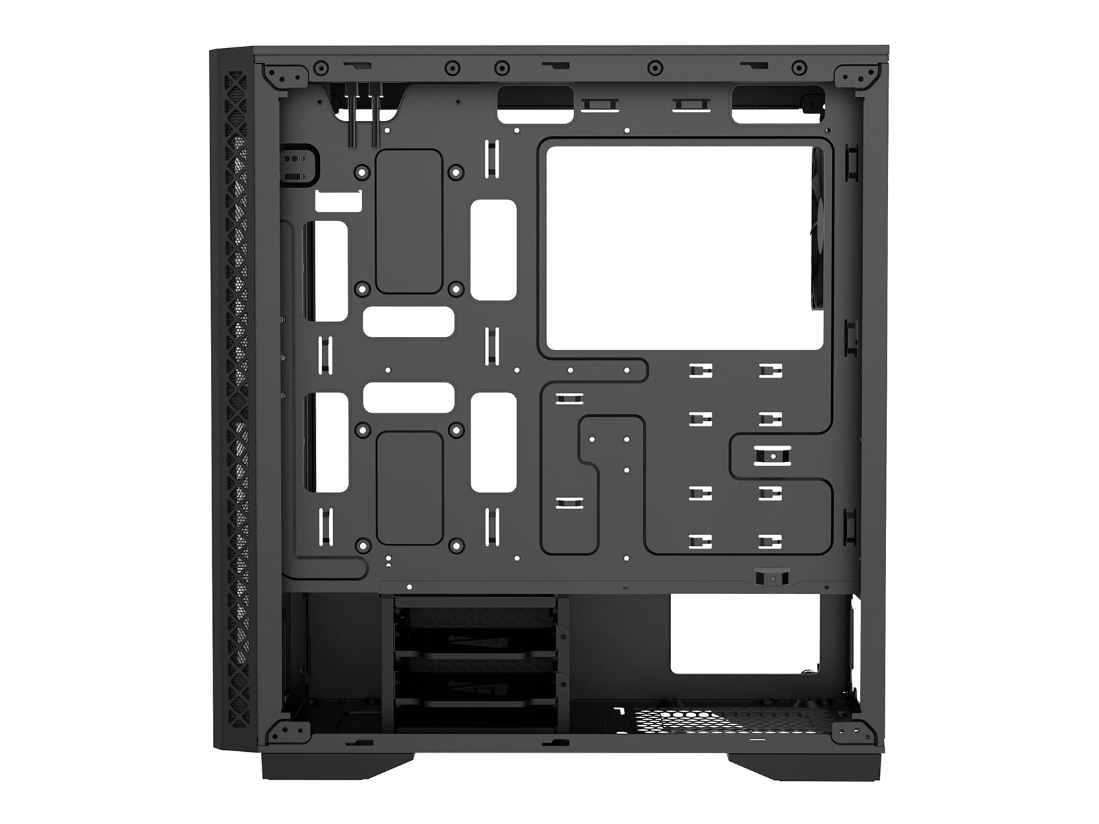 CARCASA DEEPCOOL MATREXX 50 ADD-RGB 4F, Middle Tower E-ATX, fara sursa, sticla securizata, 4xfan, USB 2.0x2, USB 3.0x1, Jack 3.5mmx2, mesh, add RGB "DP-ATX-MATREXX50-AR-4F-NE"