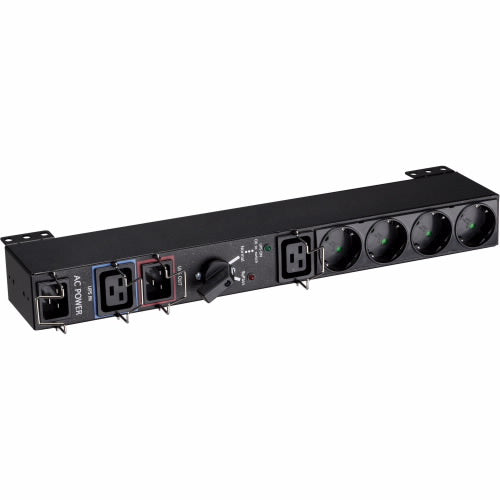 Eaton HotSwap Maintenance Bypass MBP 16A, pentru sisteme UPS pana la 3kVA, intrare IEC-C20, iesire IEC-C19 16A, 4 iesiri DIN/Schuko, "MBP3KID"