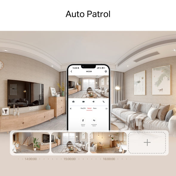 CAMERA IP Mercusys, wireless, cube, pt. interior IP65, vedere pan tilt 360°, dist. IR 9 m, tip lentila fixa 4 mm, rezolutie 3K 5Mp, microfon, carcasa plastic, slot SD card, "MC230"