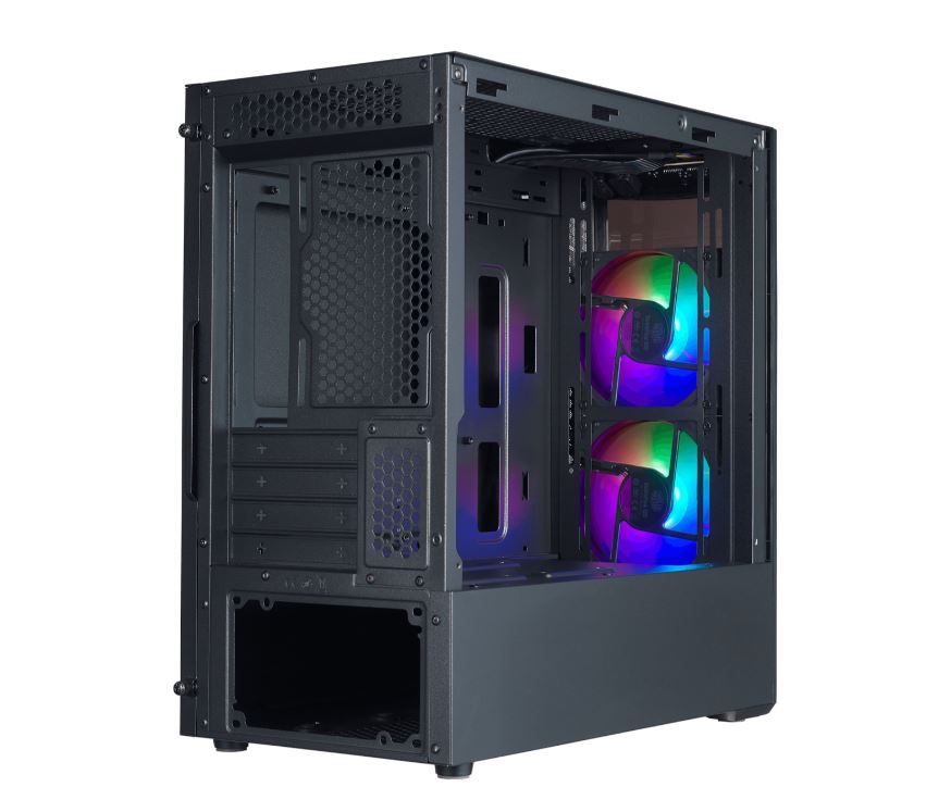 CARCASE Cooler Master MasterBox MB320L ARGB with Hub, MATX,Transparent front bezel,U3x2,TG side panel,ARGB fanx2,w/ARGB Hub, "MCB-B320L-KGNN-S02"
