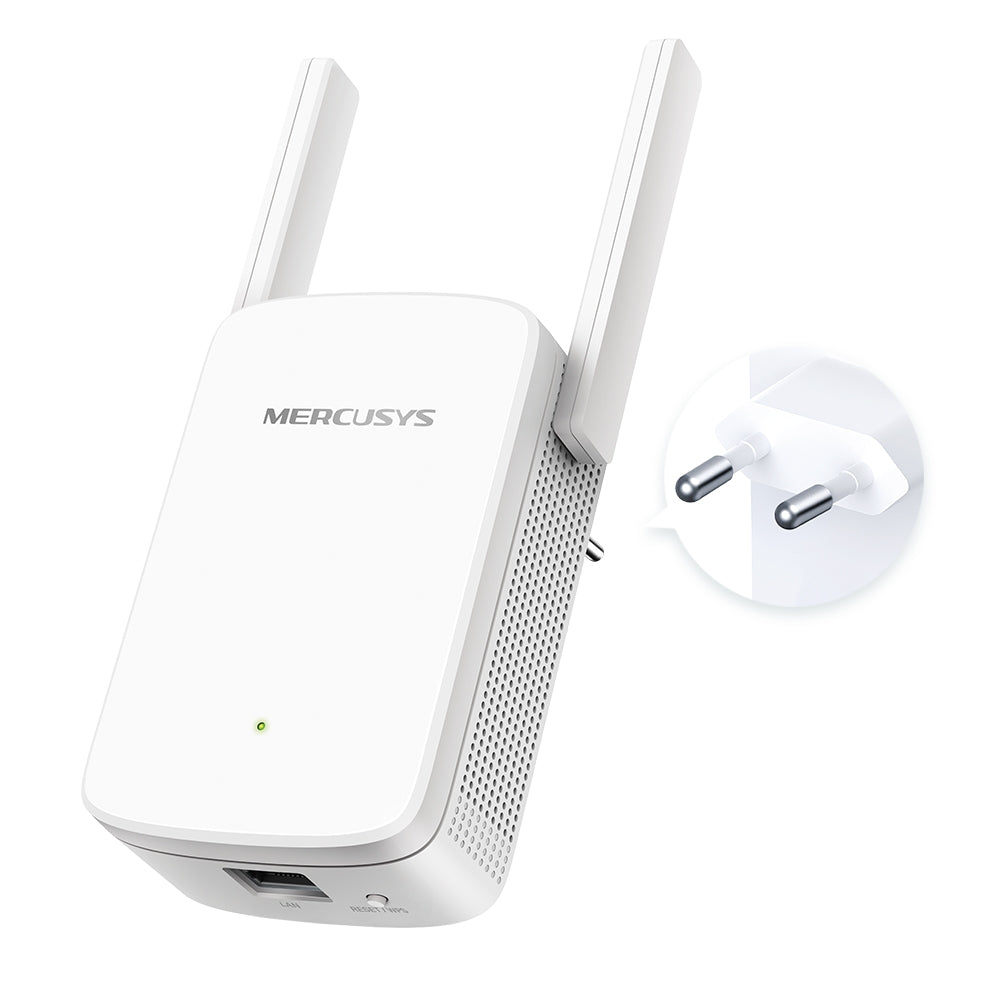 RANGE EXTENDER MERCUSYS wireless AC1200Mbps, 1 x 10/100Mbps RJ45, 2 ant ext, dual band 2.4Ghz si 5Ghz, "ME30"