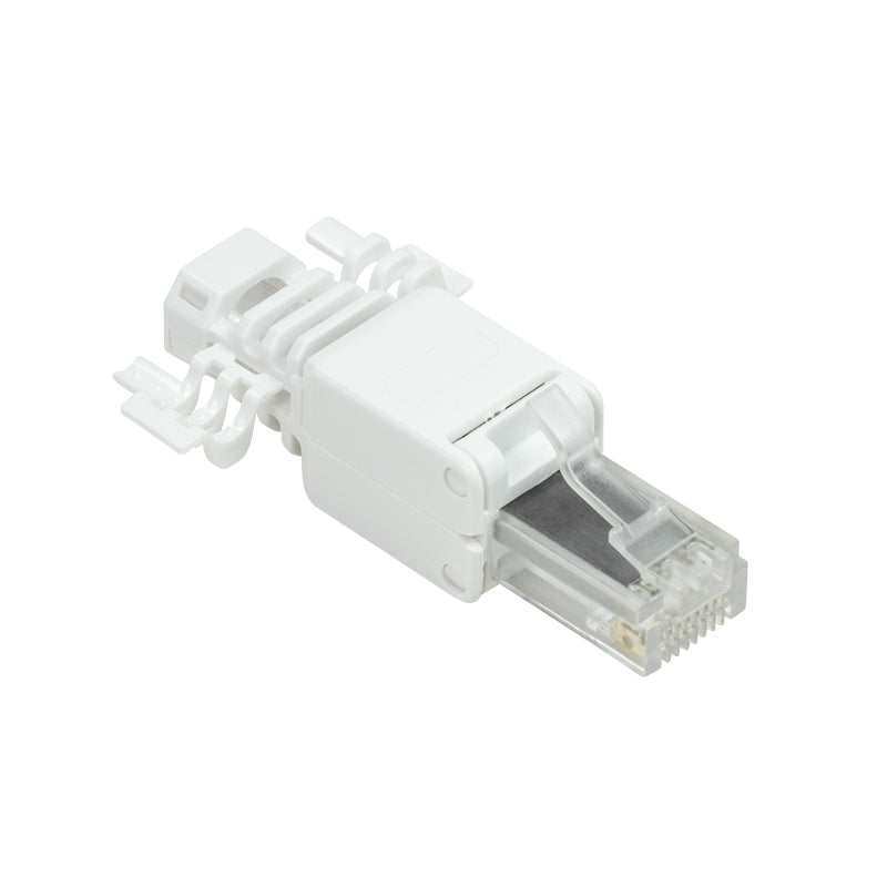 MUFA Logilink RJ45 pt. cablu UTP, Cat.6A, modulara, alb "MP0028"