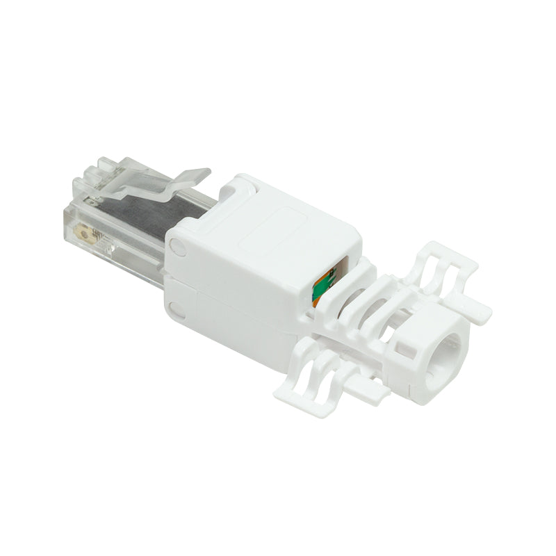 MUFA Logilink RJ45 pt. cablu UTP, Cat.6A, modulara, alb "MP0028"