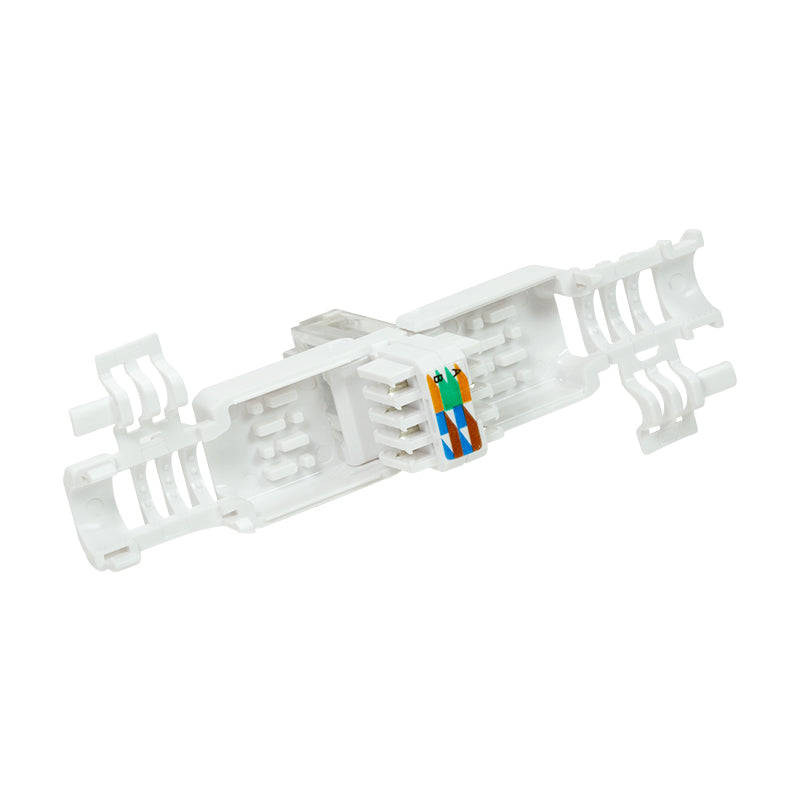 MUFA Logilink RJ45 pt. cablu UTP, Cat.6A, modulara, alb "MP0028"