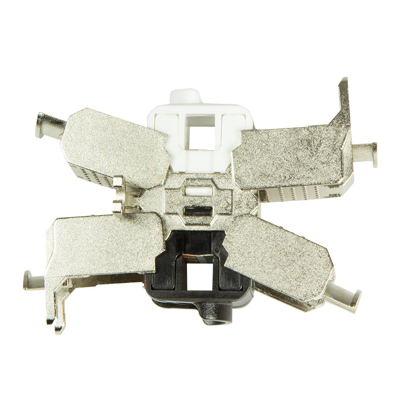 CUPLA RJ-45 LOGILINK pt. cablu UTP, FTP, Cat6a, RJ-45 (M) x 2, metalica, tip punch down, "MP0041"