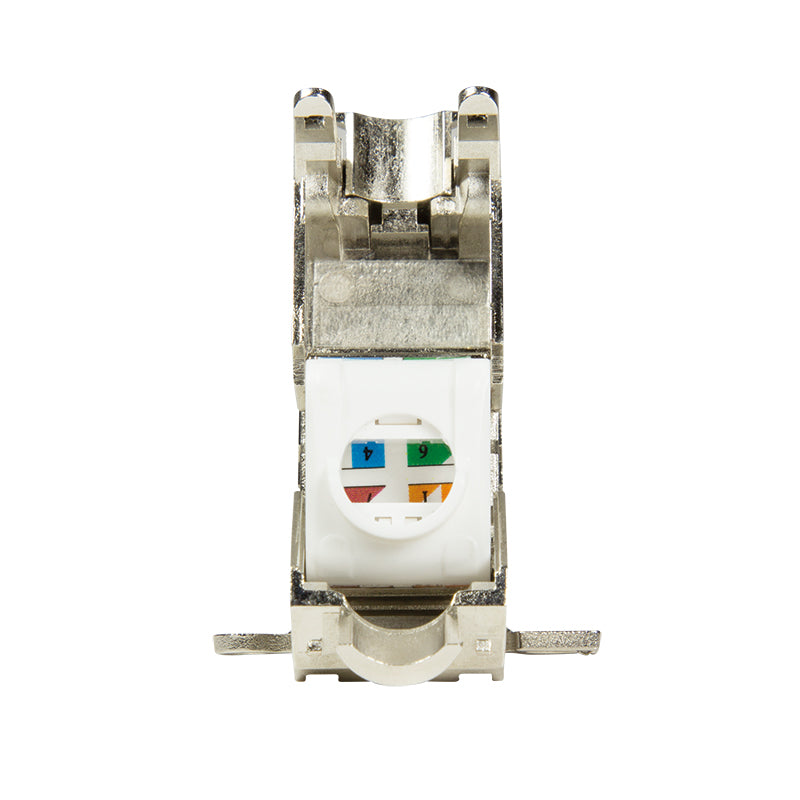 CUPLA RJ-45 LOGILINK pt. cablu UTP, FTP, Cat6a, RJ-45 (M) x 2, metalica, tip punch down, "MP0041"