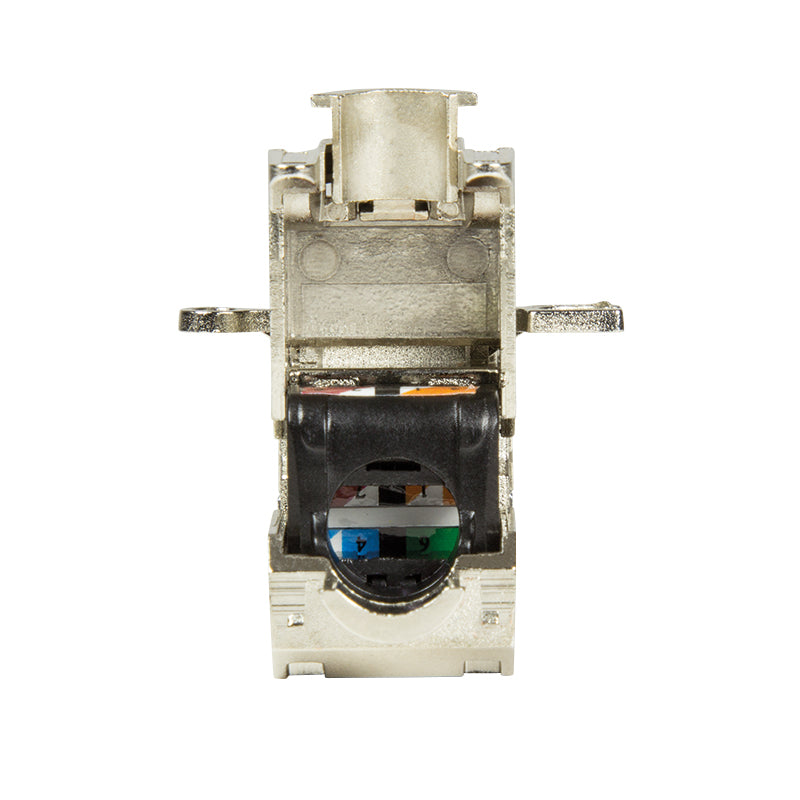 CUPLA RJ-45 LOGILINK pt. cablu UTP, FTP, Cat6a, RJ-45 (M) x 2, metalica, tip punch down, "MP0041"