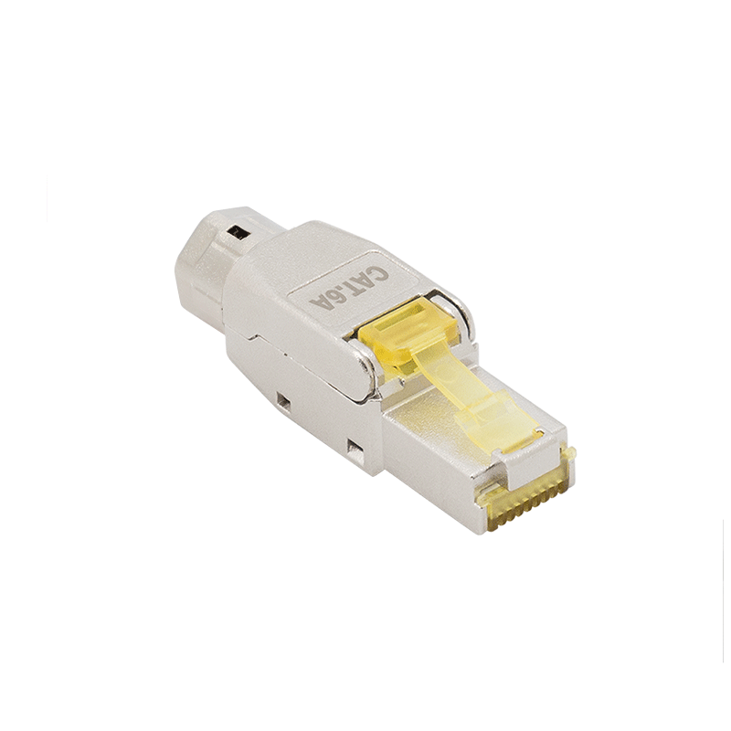 MUFA RJ-45 LOGILINK pt. Cablu FTP, SFTP, Cat6a/Cat7/Cat8, RJ-45 (T), ecranat, plastic cu metal, extra scurta, 1 buc, 