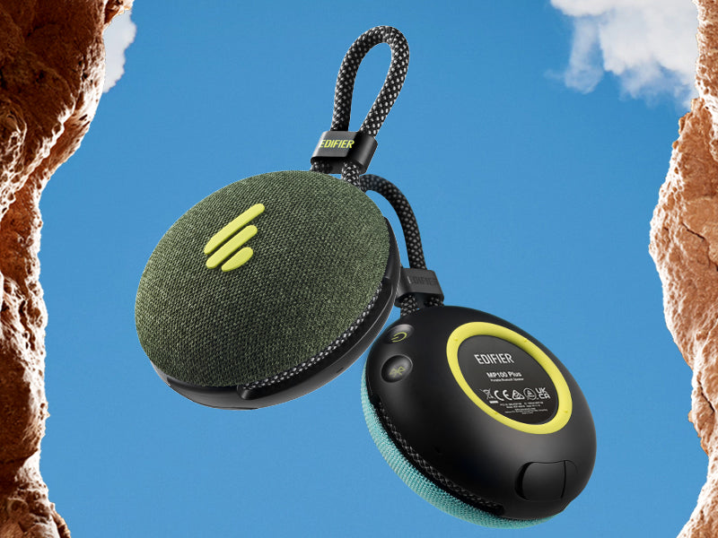BOXE EDIFIER portabile bluetooth, RMS: 5W, Bluetooth 5.0, built-in Li-ion pana la 7h (1500mAh), black, "MP100-PLUS-BK"