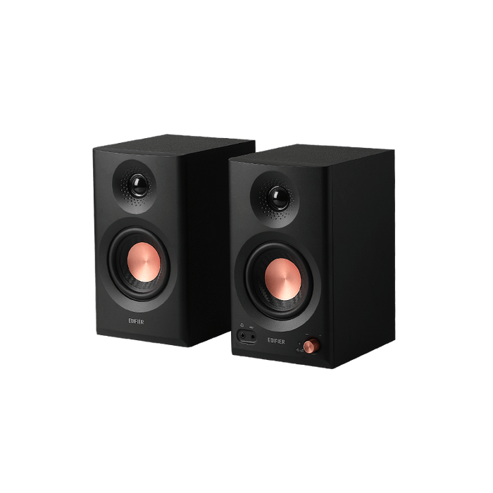 BOXE Edifier 2.0, RMS: 36W (2 x 18W), studio monitor, volum, bass, treble, intrare jack 6.35 TRS balanced, RCA, iesire casti