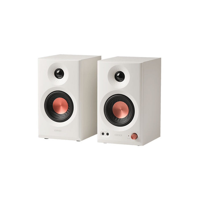 BOXE Edifier 2.0, RMS: 36W (2 x 18W), studio monitor, volum, bass, treble, intrare jack 6.35 TRS balanced, RCA, iesire casti