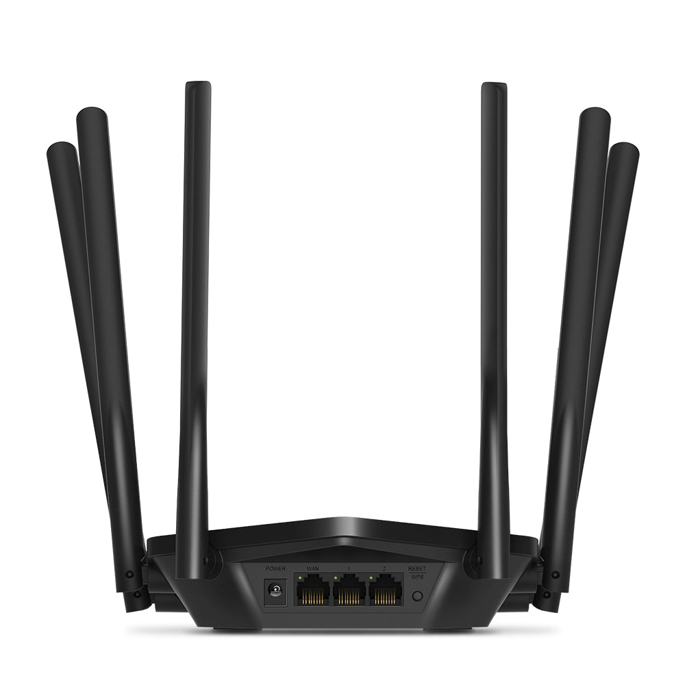 ROUTER MERCUSYS wireless 1900Mbps, 2 porturi LAN Gigabit, 1 port WAN Gigabit, Dual Band AC1900 6 x antena externa, "MR50G"